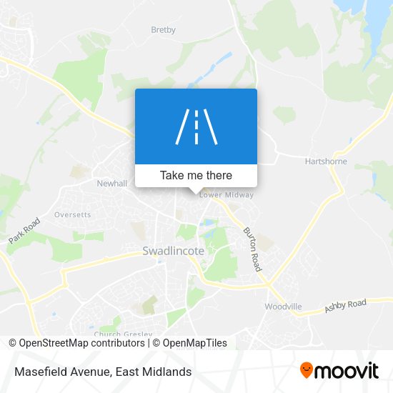 Masefield Avenue map