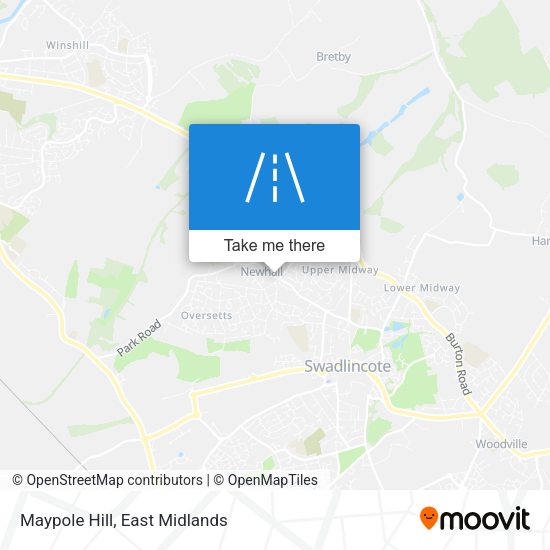 Maypole Hill map