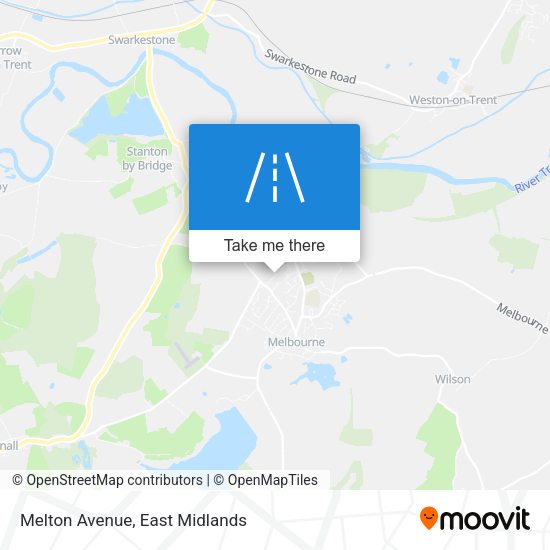 Melton Avenue map