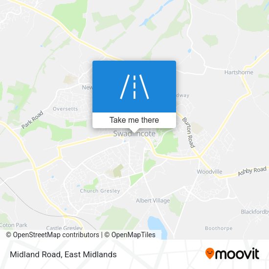 Midland Road map