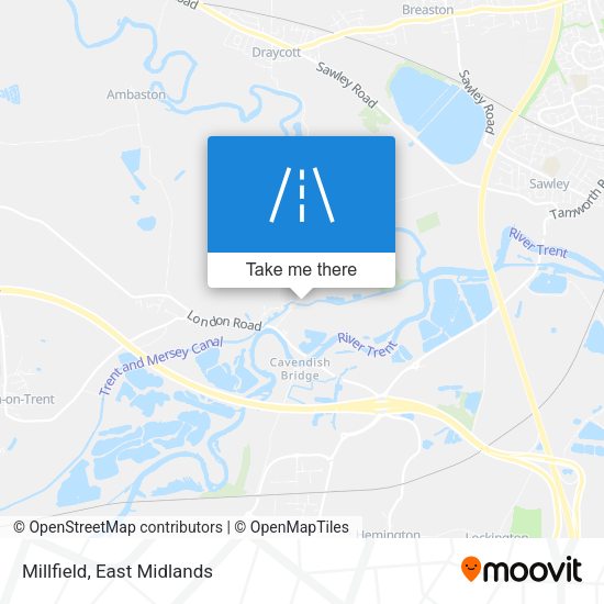 Millfield map