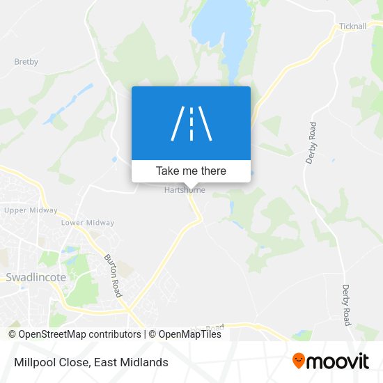 Millpool Close map