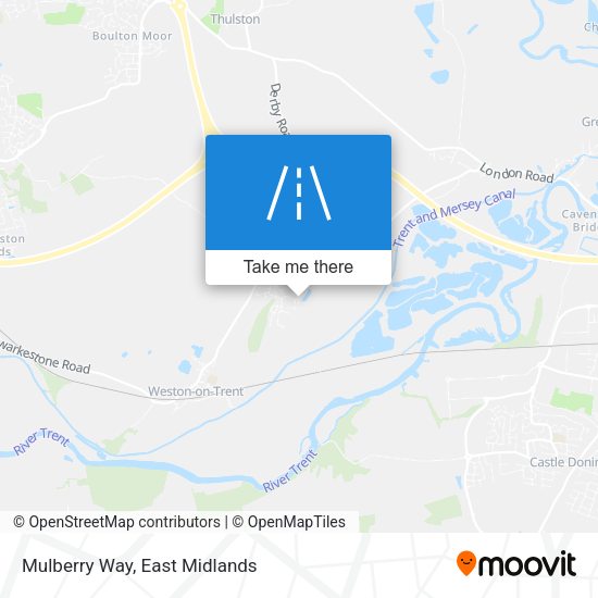 Mulberry Way map