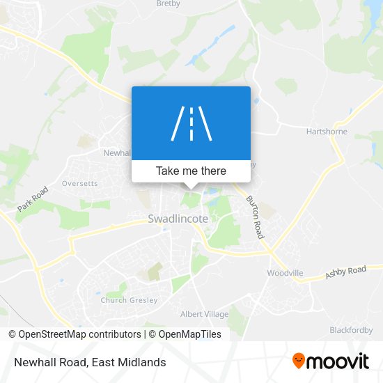 Newhall Road map