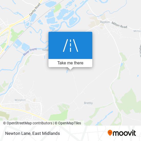 Newton Lane map