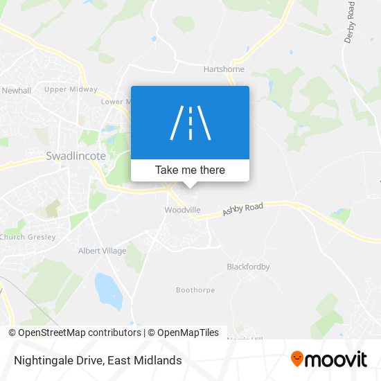 Nightingale Drive map