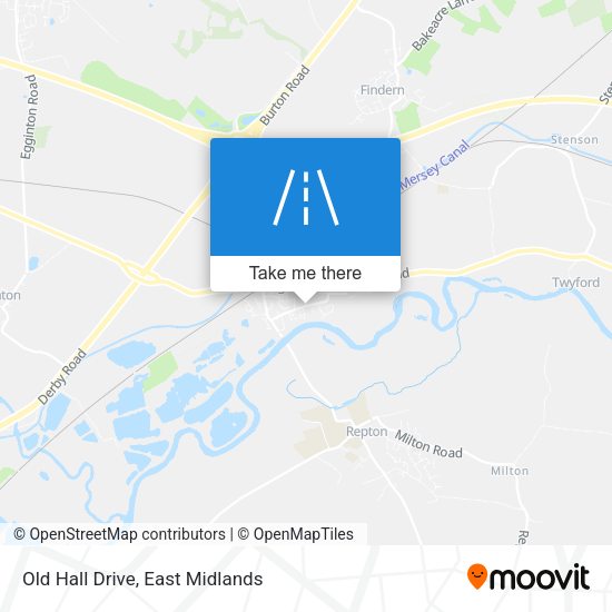 Old Hall Drive map