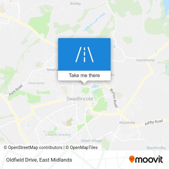 Oldfield Drive map
