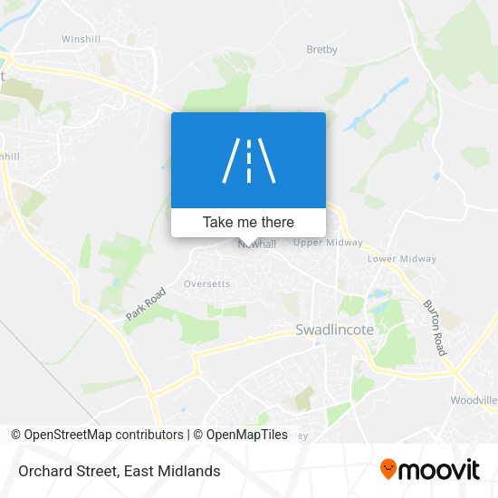 Orchard Street map