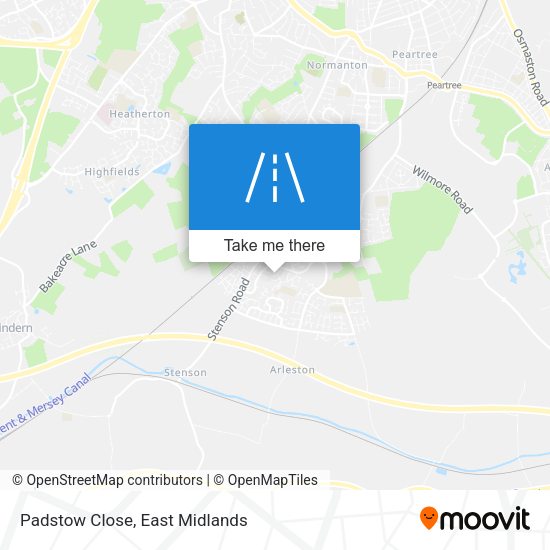 Padstow Close map