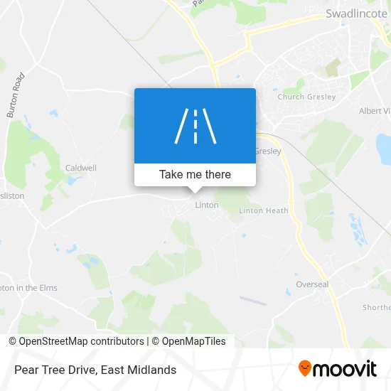 Pear Tree Drive map