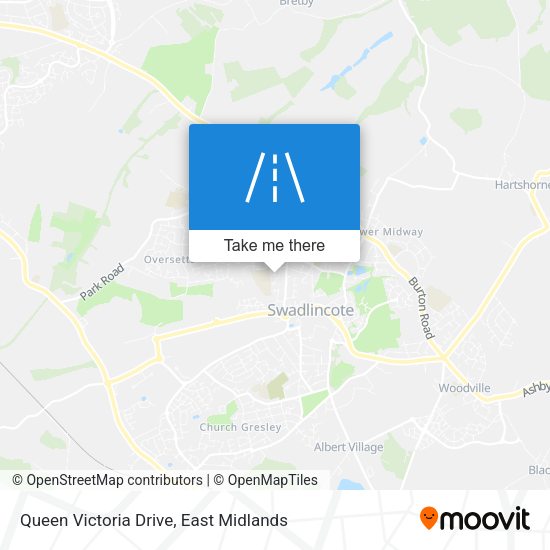 Queen Victoria Drive map