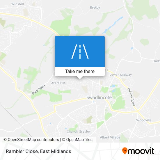 Rambler Close map