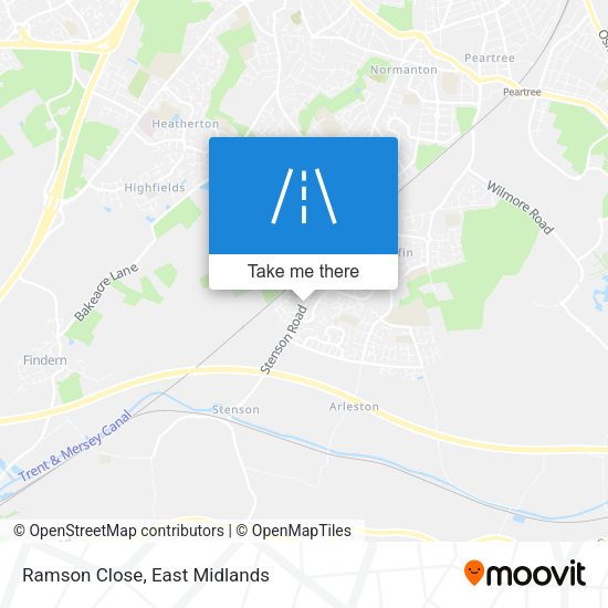 Ramson Close map