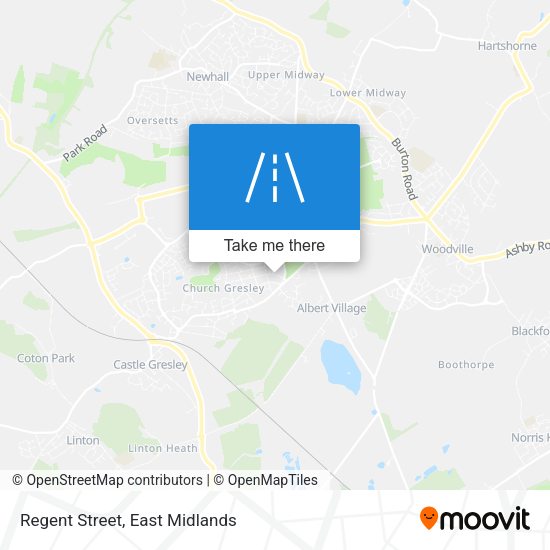 Regent Street map