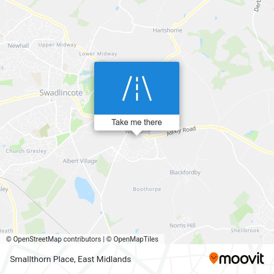 Smallthorn Place map