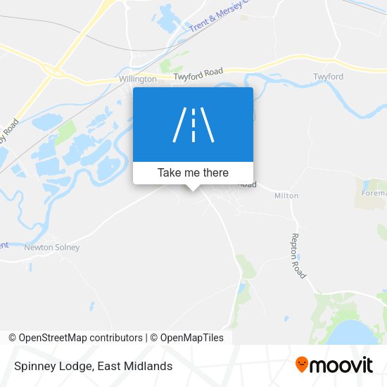 Spinney Lodge map