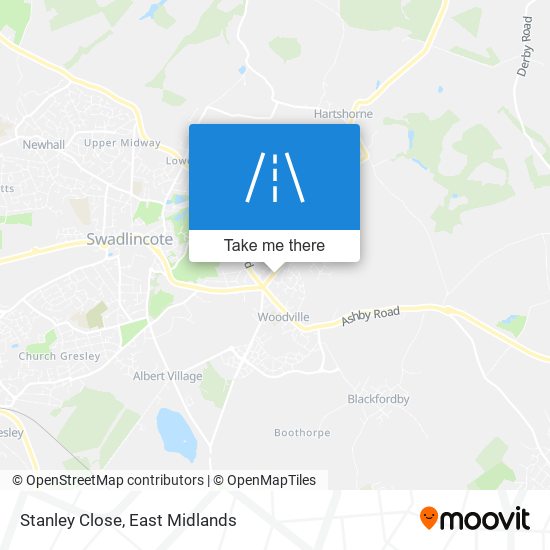 Stanley Close map