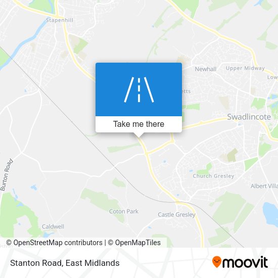 Stanton Road map