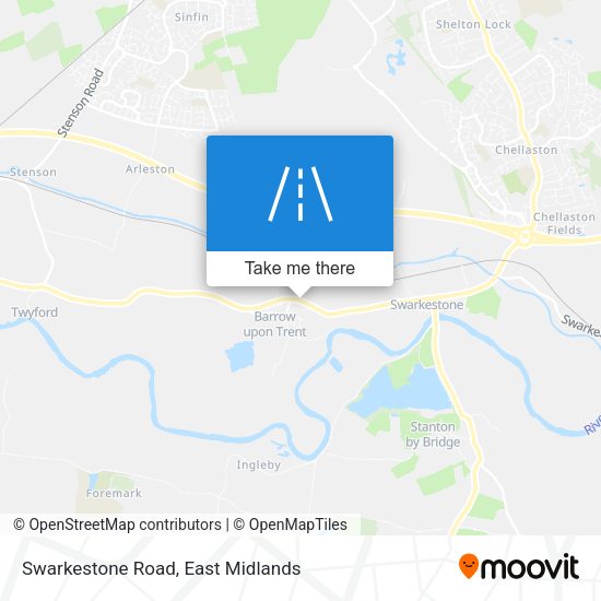 Swarkestone Road map