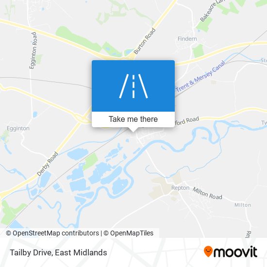 Tailby Drive map