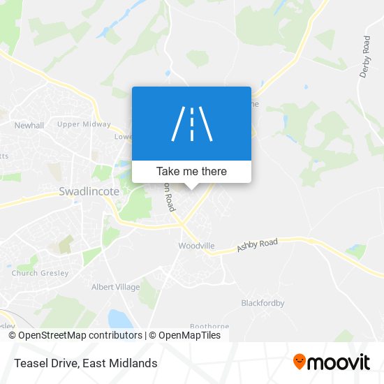 Teasel Drive map