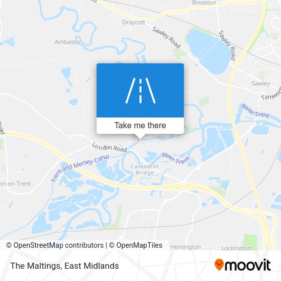 The Maltings map