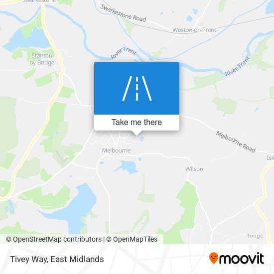 Tivey Way map