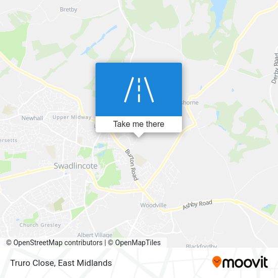Truro Close map