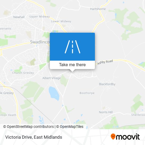 Victoria Drive map