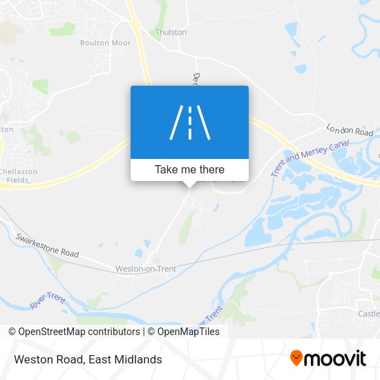 Weston Road map