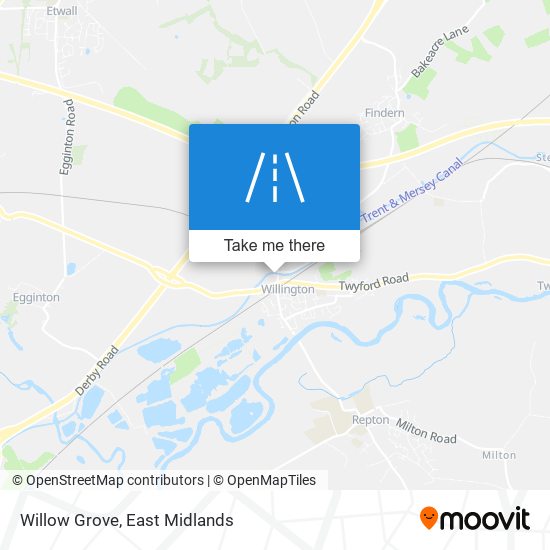 Willow Grove map