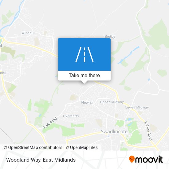 Woodland Way map