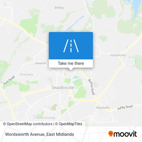 Wordsworth Avenue map