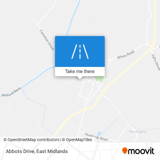 Abbots Drive map