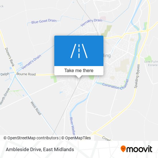 Ambleside Drive map