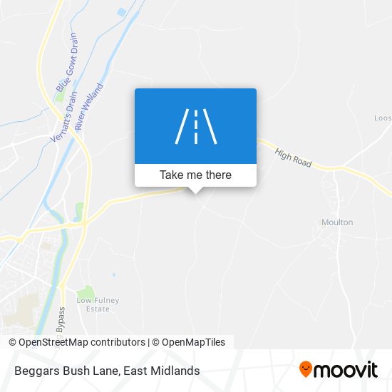 Beggars Bush Lane map