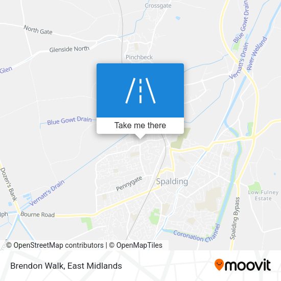 Brendon Walk map