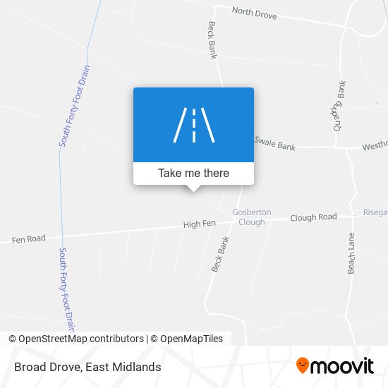 Broad Drove map