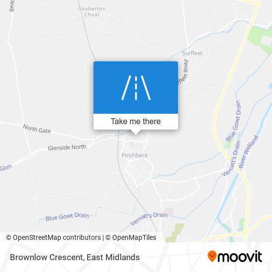 Brownlow Crescent map