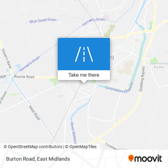 Burton Road map