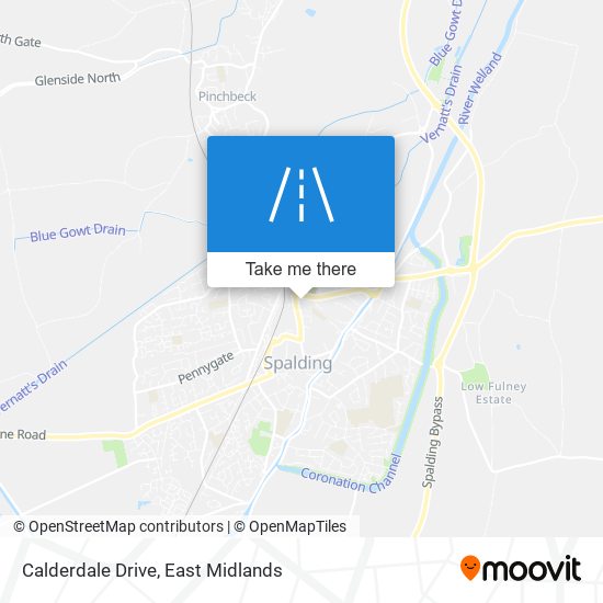 Calderdale Drive map