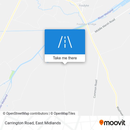 Carrington Road map