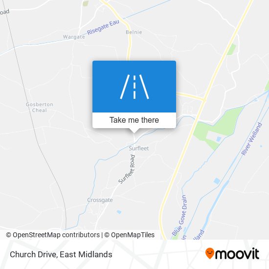 Church Drive map