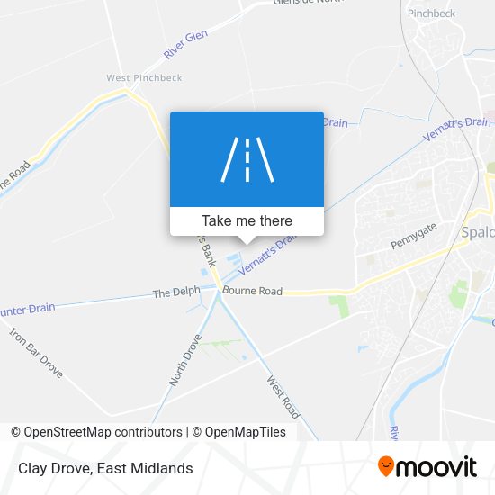 Clay Drove map