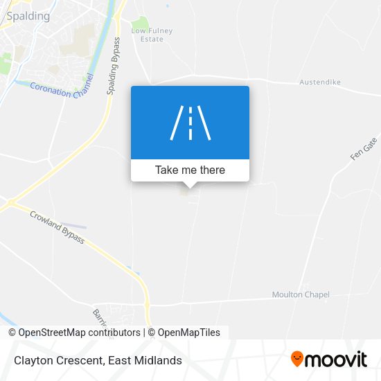 Clayton Crescent map