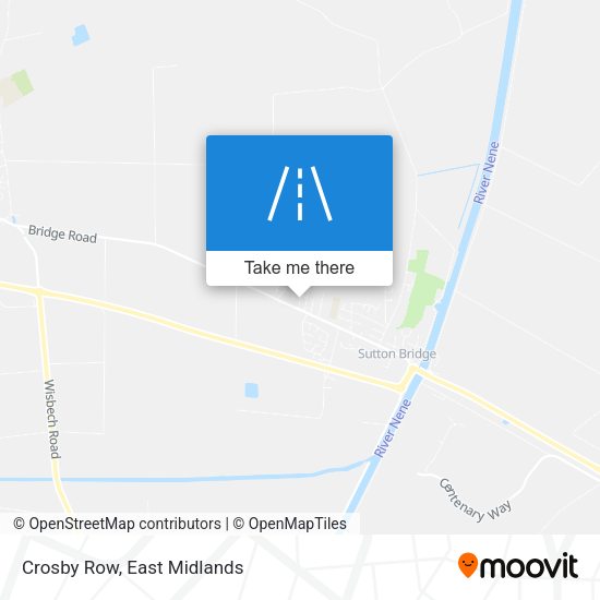 Crosby Row map