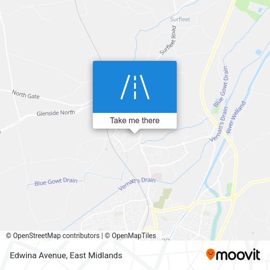 Edwina Avenue map