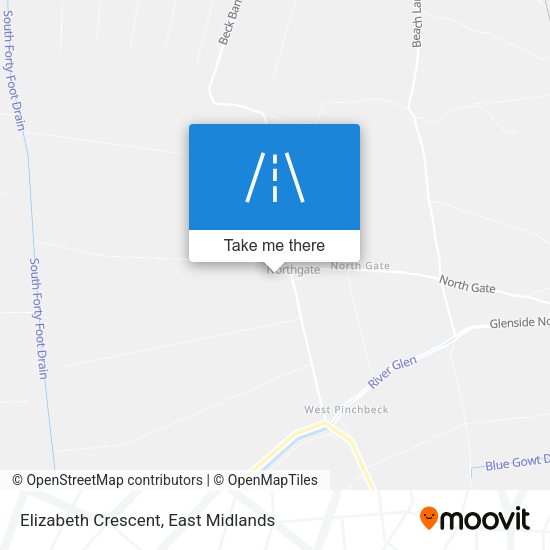 Elizabeth Crescent map