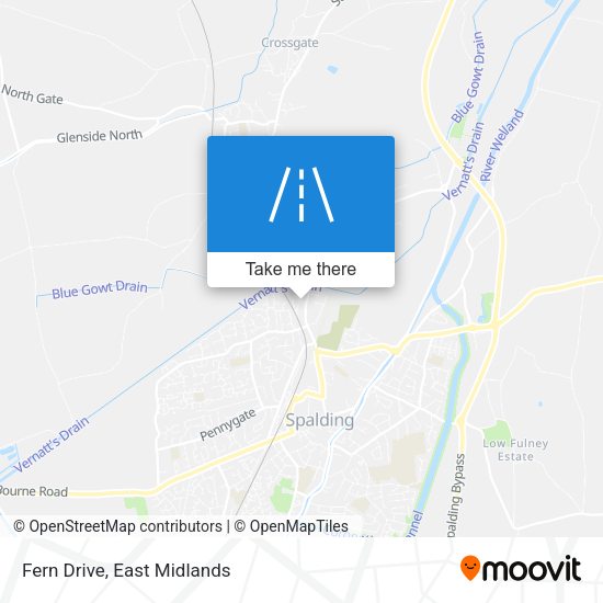 Fern Drive map